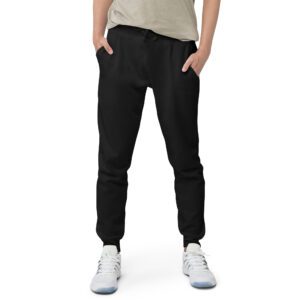 Timeless elegance with embroidery – Unisex fleece sweatpants 9