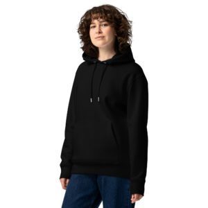 Evil skull with cross – Unisex essential eco hoodie 2