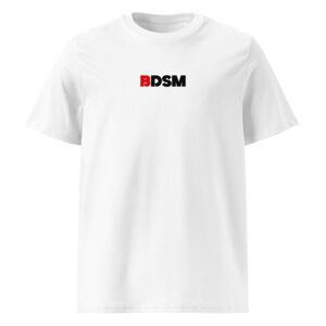 BDSM black – Unisex organic cotton t-shirt