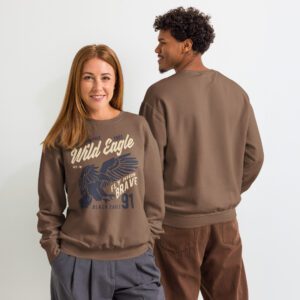 Wild Eagle Premium Unisex Fleece Sweatshirt 2