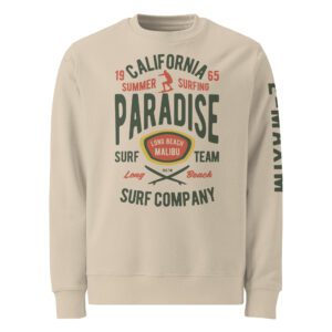 California Summer Surf Organic Unisex Sweatshirt