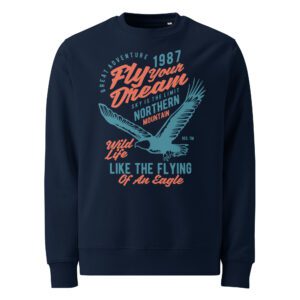 Fly Your Dream Unisex Organic Cotton Sweatshirt