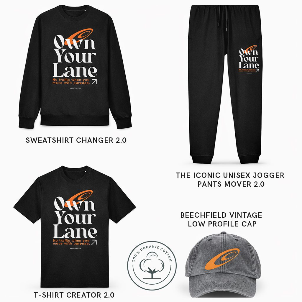 Own Your Lane – Unisex Streetwear Set 2