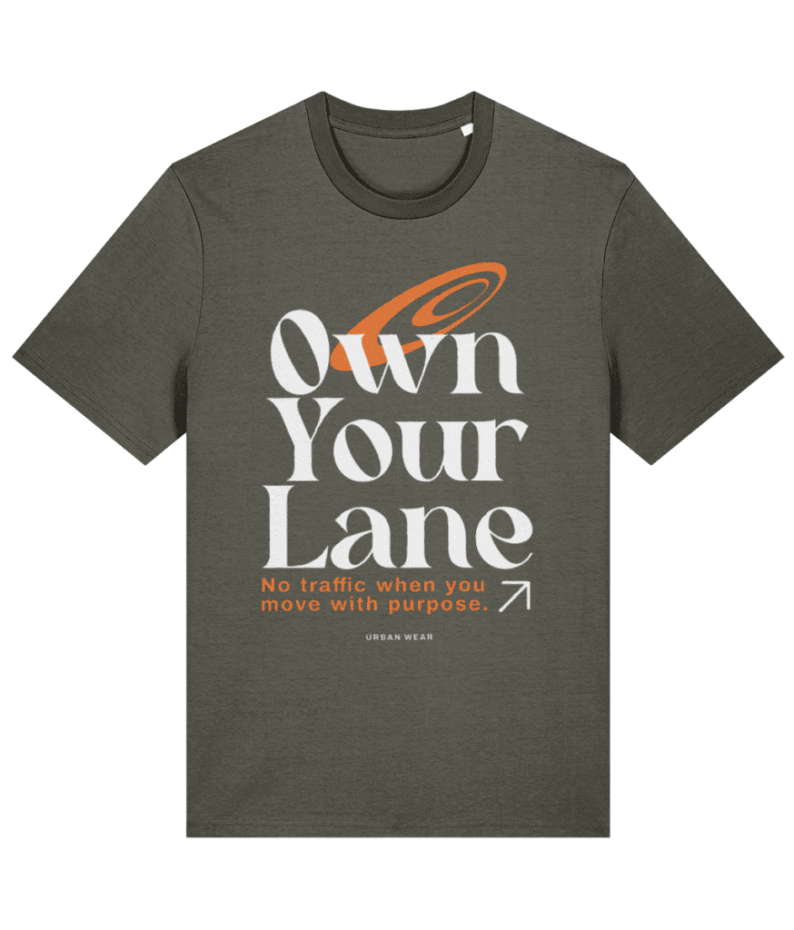 Own Your Lane - T-shirt Creator 2.0 khaki