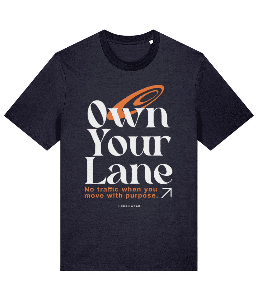 Own Your Lane - T-shirt Creator 2.0 navy