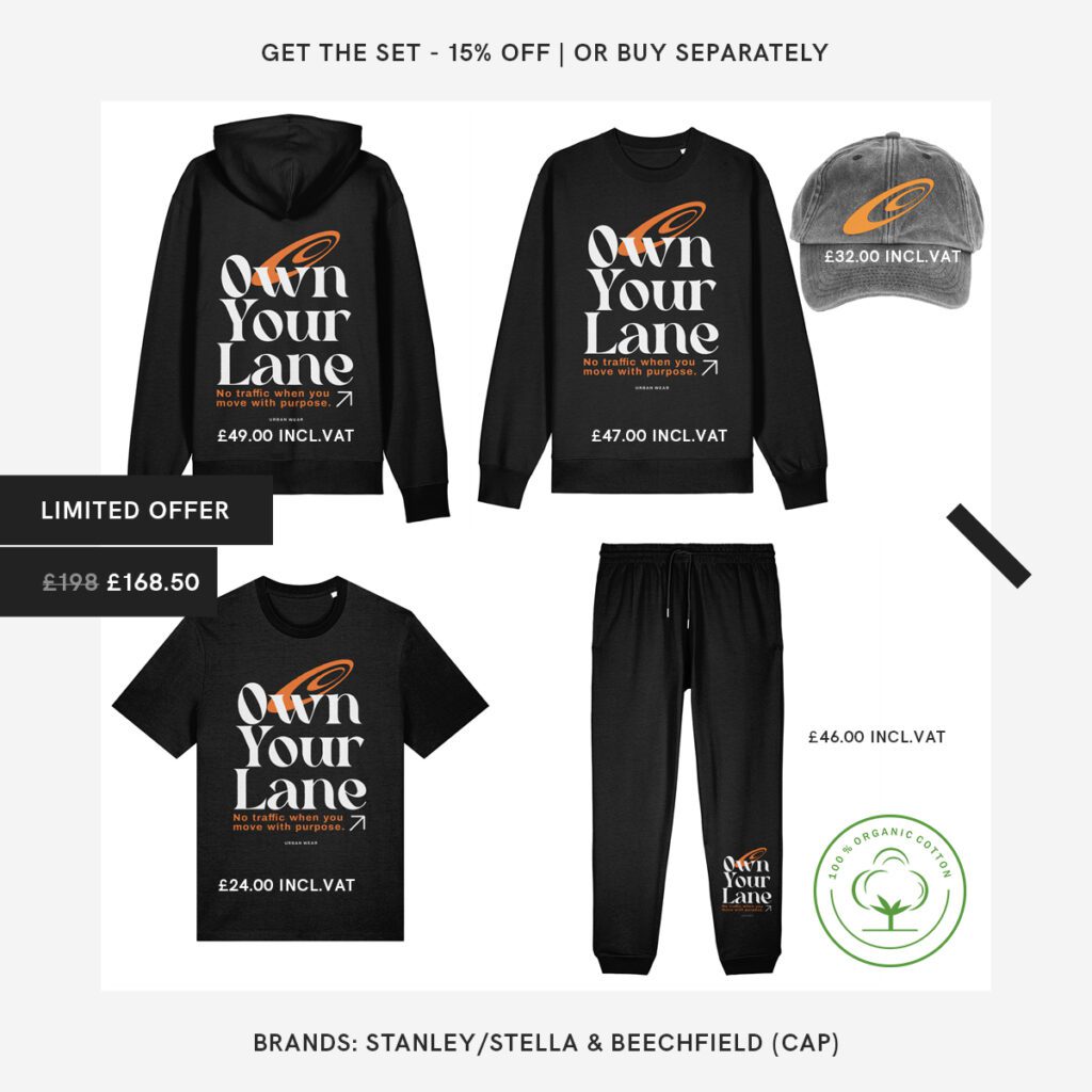 Own Your Lane – Unisex Streetwear Set