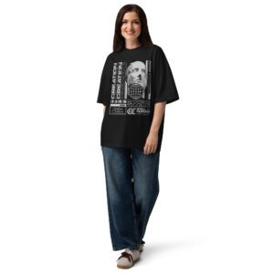 Creation Unisex Organic Oversized High Neck T-shirt 2