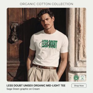 Less Doubt Unisex Organic Mid-Light Tee cover