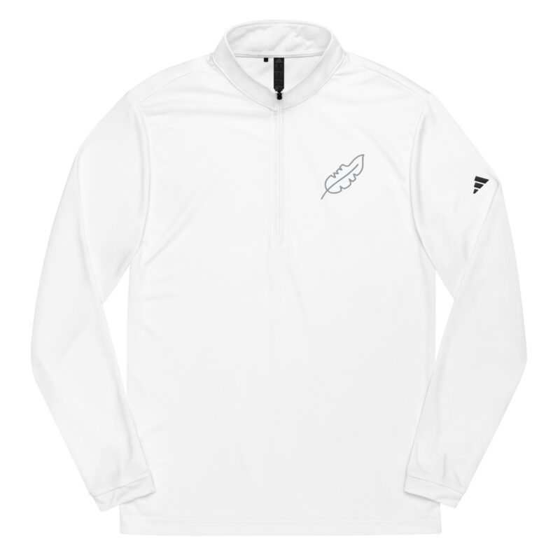 Feather with embroidery – Quarter zip pullover 11