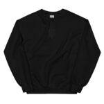 Trident in black with embroidery – Unisex Sweatshirt 9