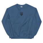 Trident in black with embroidery – Unisex Sweatshirt 12