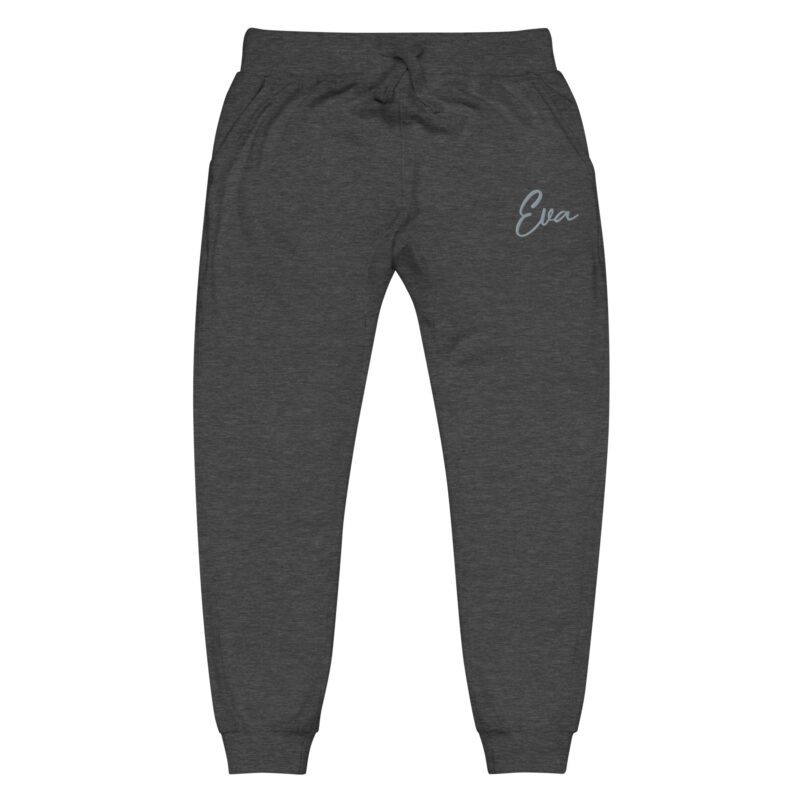 Eva with embroidery – Unisex fleece sweatpants 9