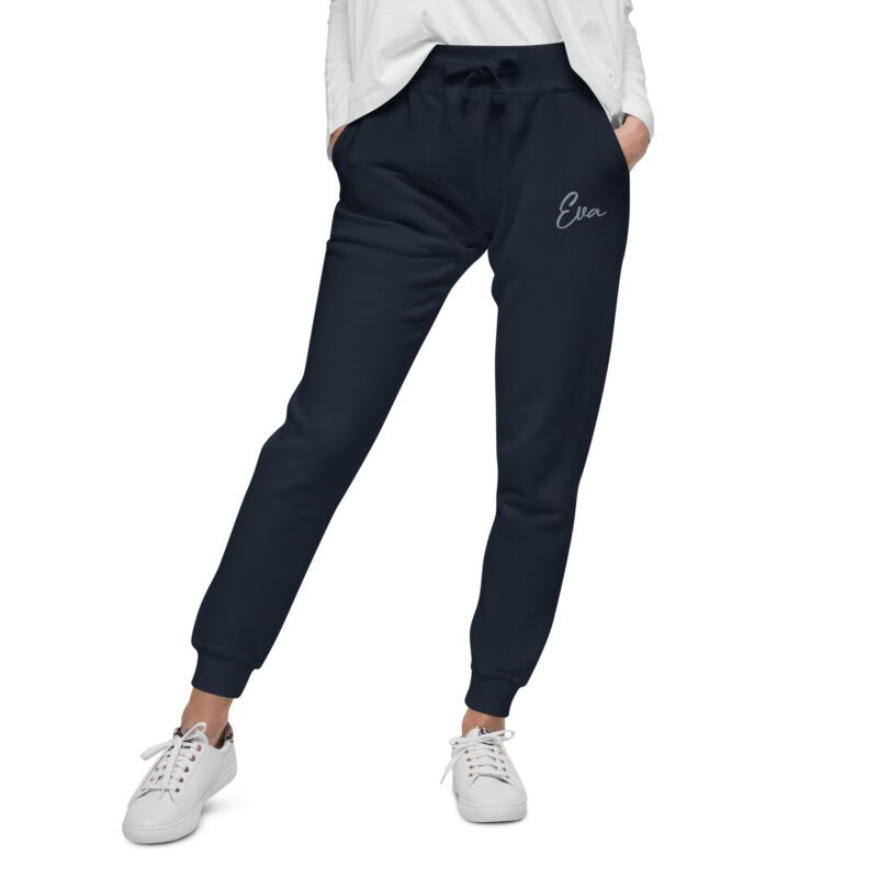 Eva with embroidery – Unisex fleece sweatpants 2