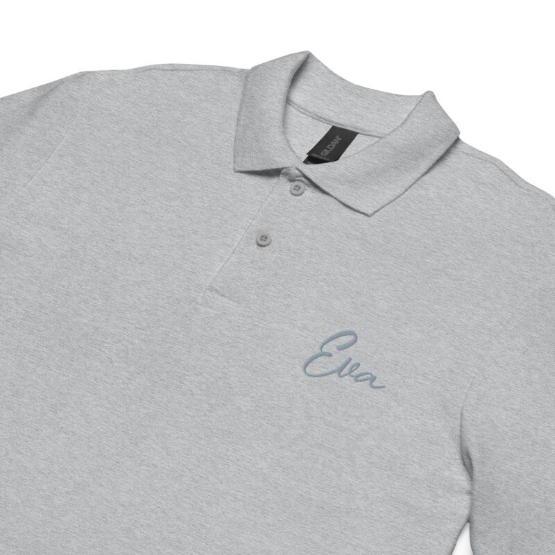 Eva – Unisex pique polo shirt 4