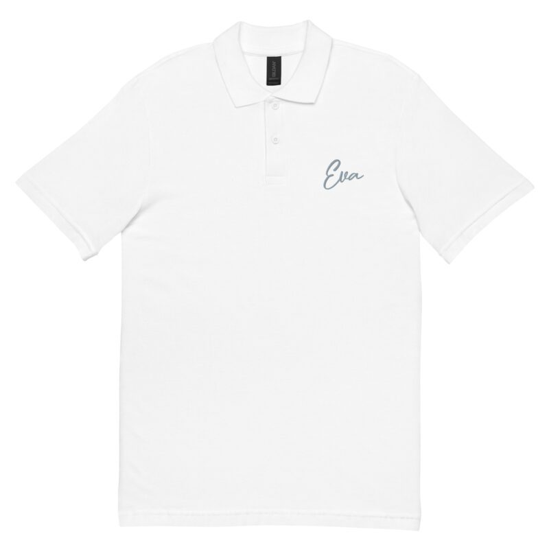 Eva – Unisex pique polo shirt 8