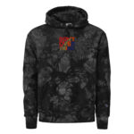 Don't overthink - Unisex Champion tie-dye hoodie-2