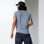 Be Strong and Waite The Lord, white – Denim T-Shirt 2