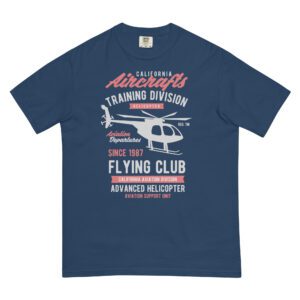 California Aircrafts – Unisex garment-dyed heavyweight t-shirt
