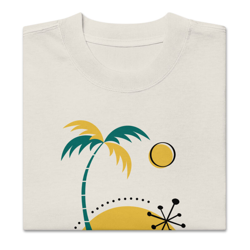Tiny Tropic Island - Oversized faded t-shirt 3