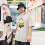 Tiny Tropic Island - Oversized faded t-shirt 5
