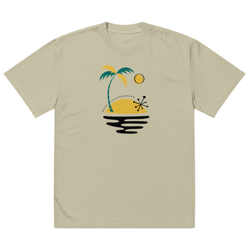 Tiny Tropic Island - Oversized faded t-shirt 6