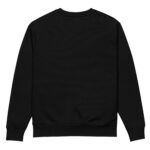 Flamingo-colored rose with embroidery – Unisex eco sweatshirt 6
