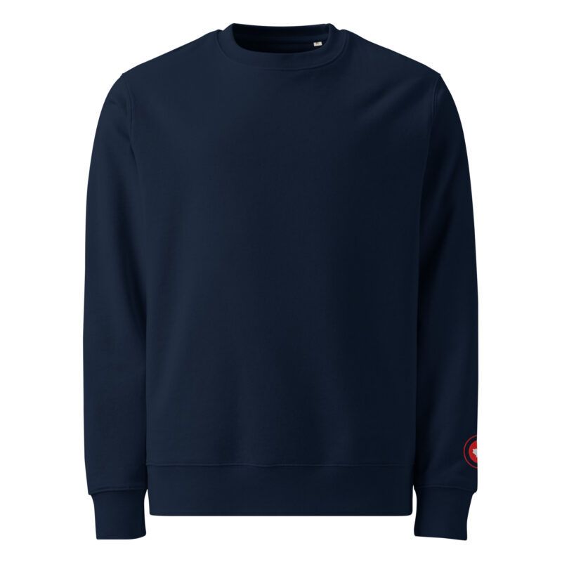 Maple leaf with embroidery – Unisex eco sweatshirt 7