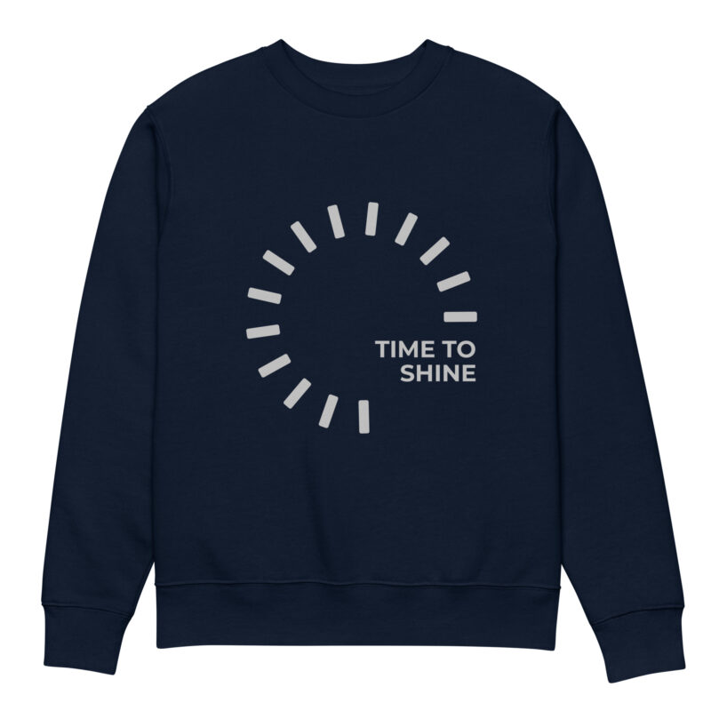 Time to shine – Unisex eco sweatshirt 7