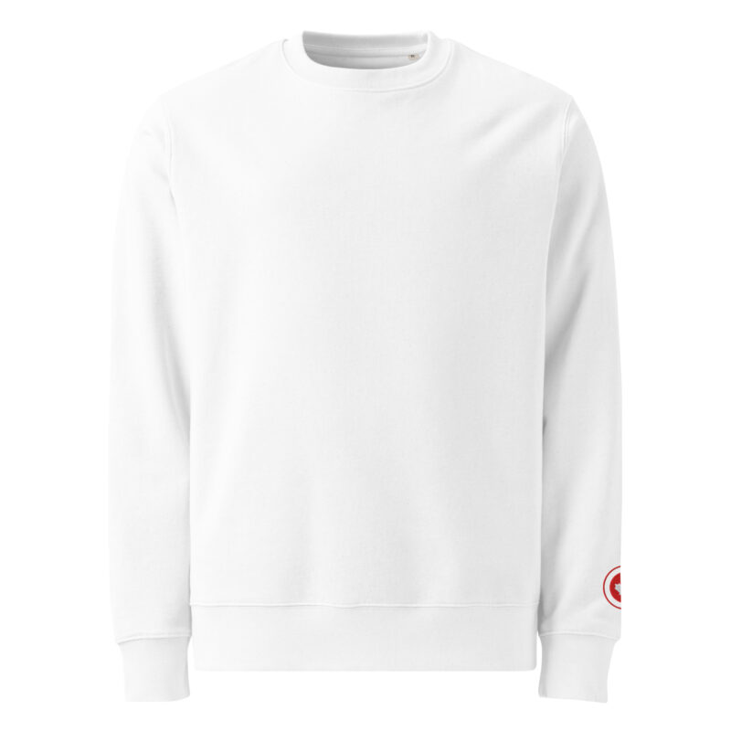 Maple leaf with embroidery – Unisex eco sweatshirt 10