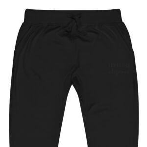 Timeless elegance with embroidery – Unisex fleece sweatpants