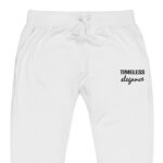 Timeless elegance with embroidery – Unisex fleece sweatpants 15