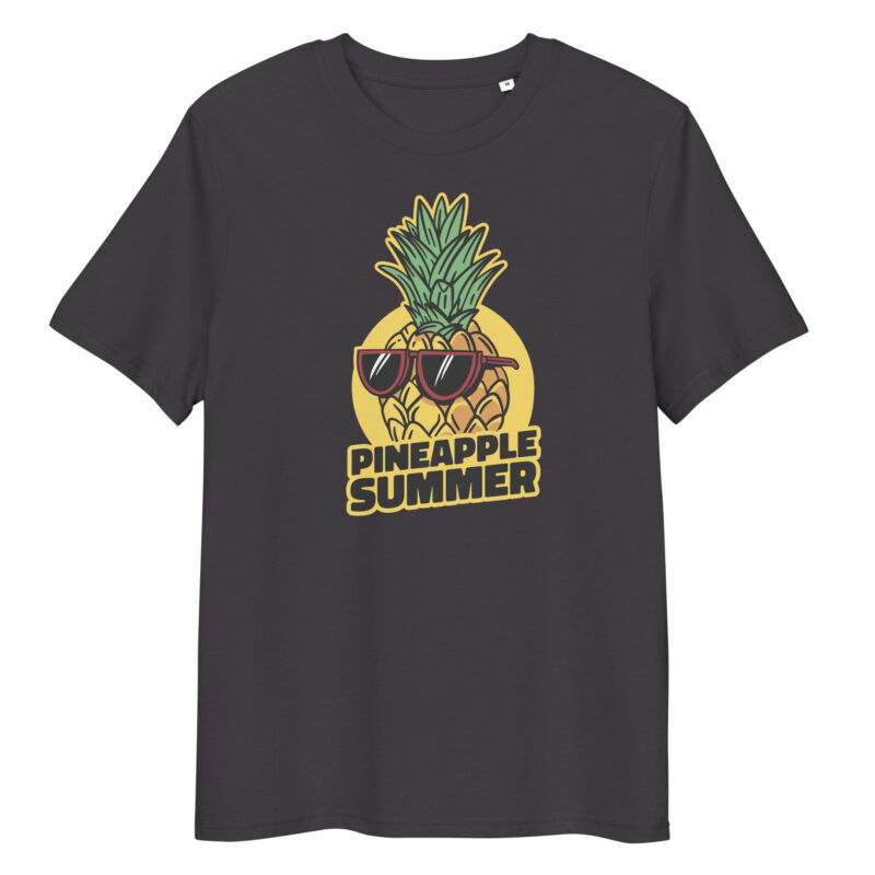 Pineapple Summer - Unisex organic cotton t-shirt 8