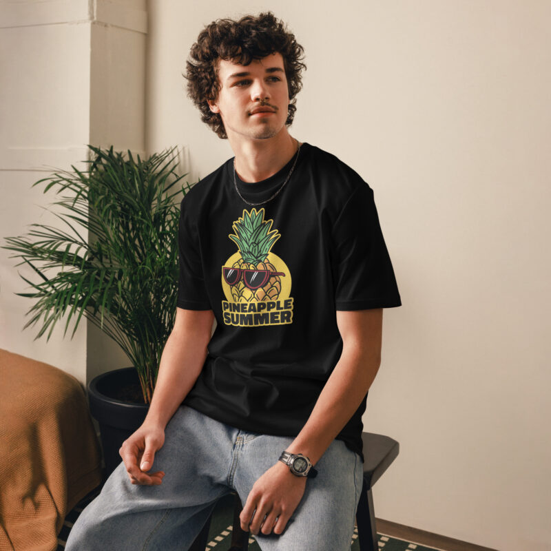 Pineapple Summer - Unisex organic cotton t-shirt 2