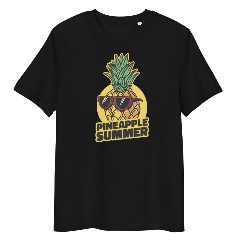 Pineapple Summer - Unisex organic cotton t-shirt 6