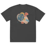 Autumn vibrations in soothing colors – Oversized faded t-shirt