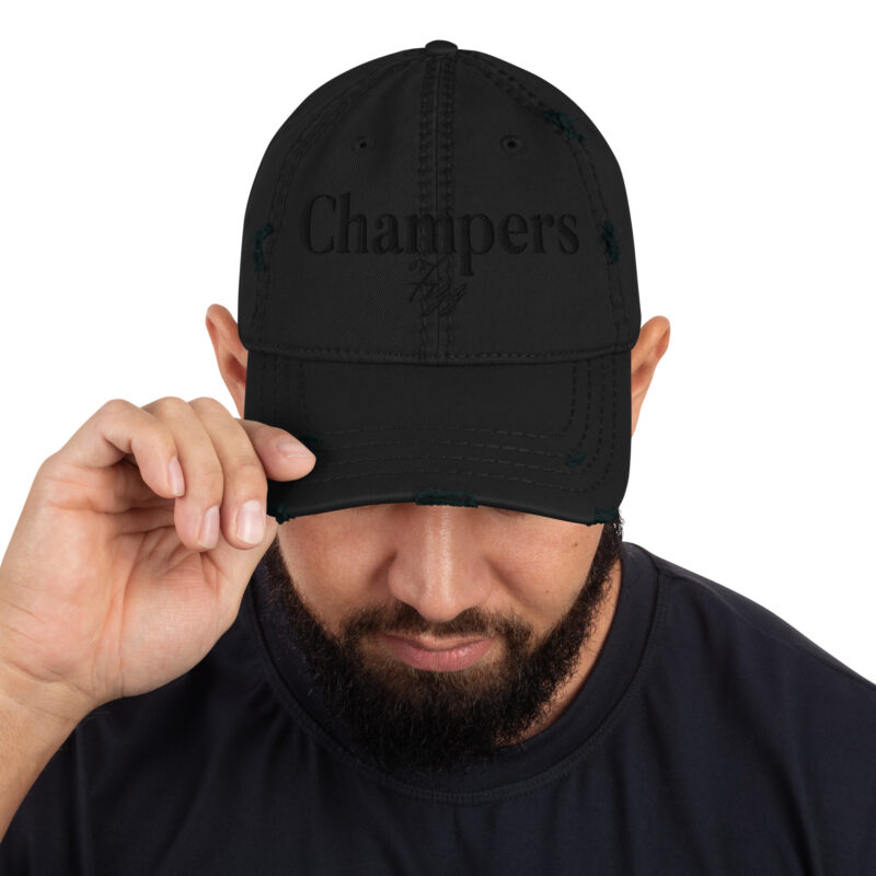 Champers – Distressed Dad Hat 8