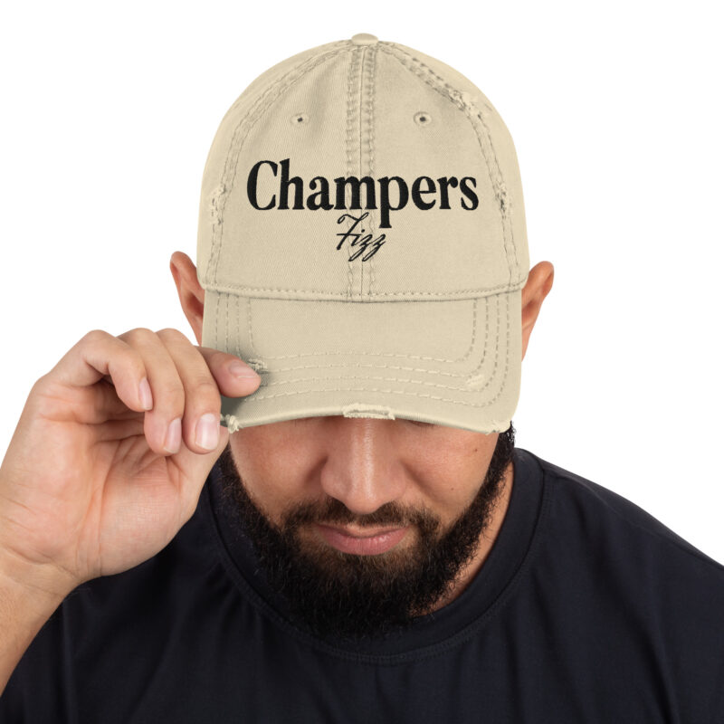 Champers – Distressed Dad Hat 18