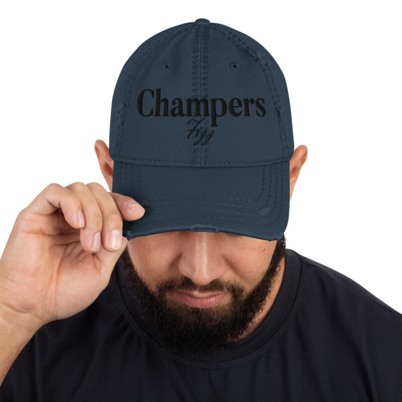 Champers – Distressed Dad Hat 11