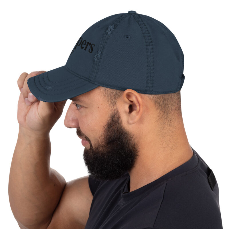 Champers – Distressed Dad Hat 12
