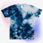 Mood AF – Oversized tie-dye t-shirt with embroidery