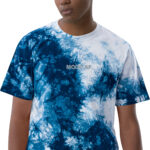 Mood AF – Oversized tie-dye t-shirt with embroidery 8