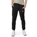 Maple leaf with embroidery - Unisex fleece sweatpants 3