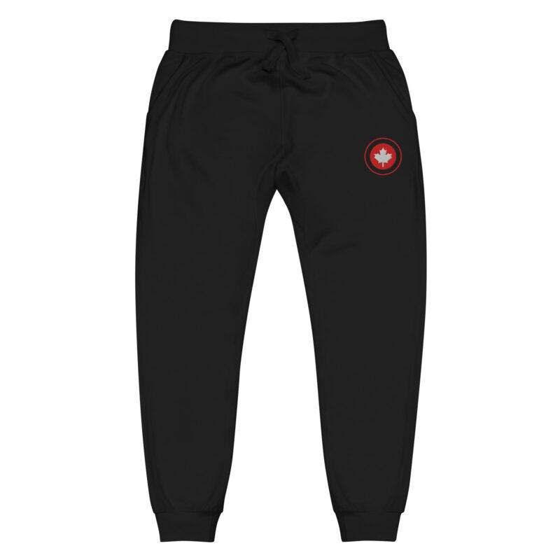 Maple leaf with embroidery - Unisex fleece sweatpants