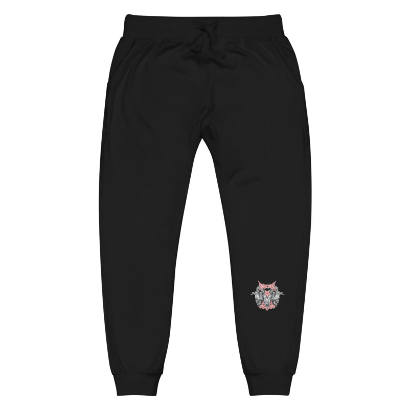 Evil skull with cross – Unisex fleece sweatpants