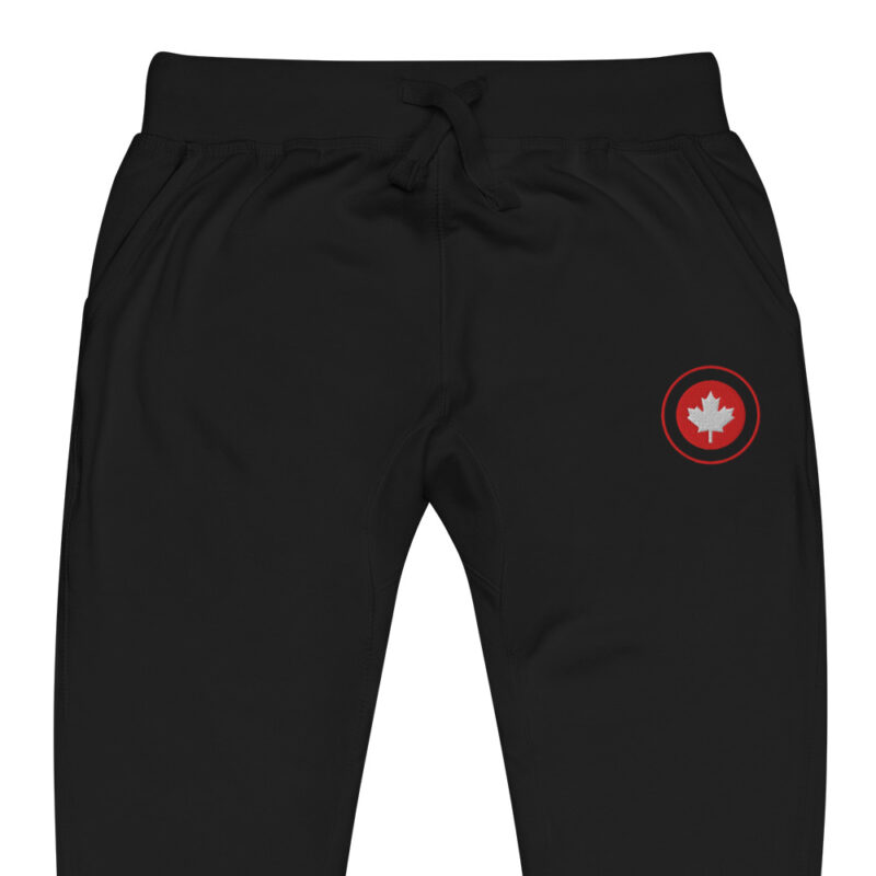 Maple leaf with embroidery - Unisex fleece sweatpants 7