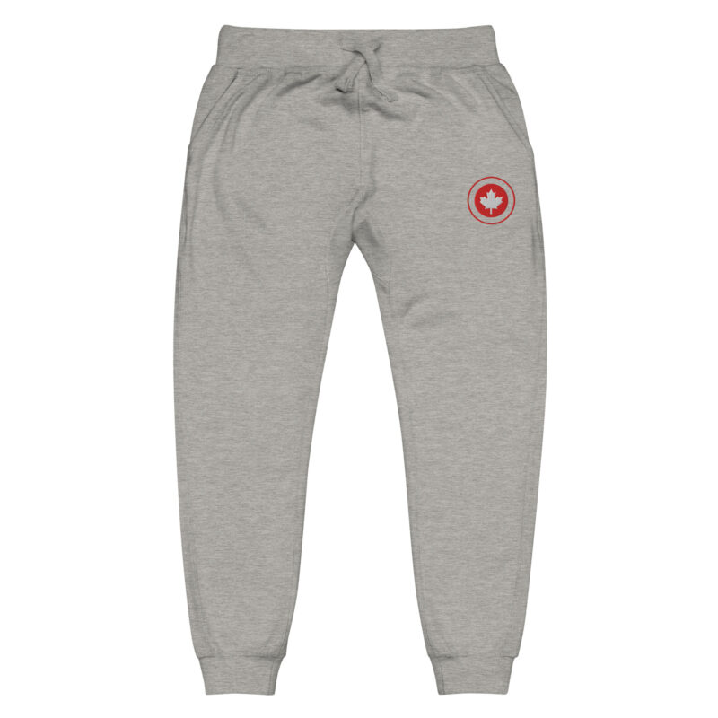 Maple leaf with embroidery - Unisex fleece sweatpants 11