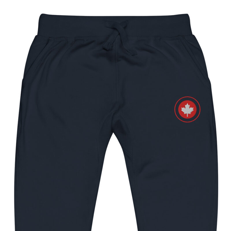 Maple leaf with embroidery - Unisex fleece sweatpants 9