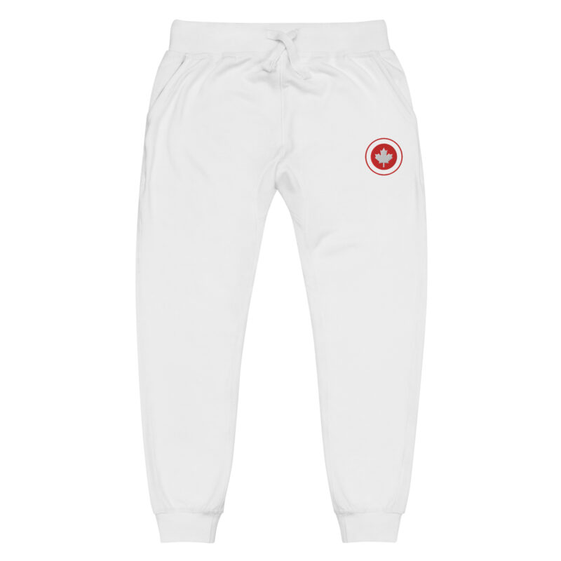Maple leaf with embroidery - Unisex fleece sweatpants 14
