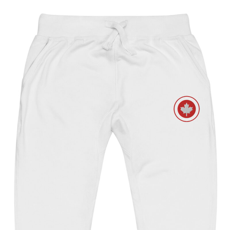Maple leaf with embroidery - Unisex fleece sweatpants 15