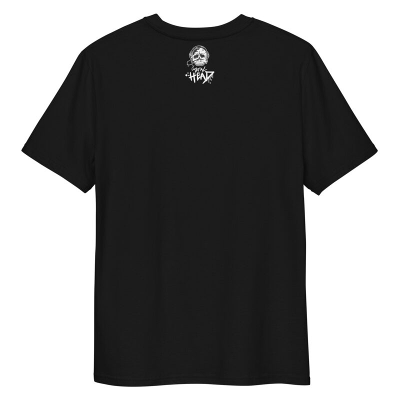 Skull using headphone – Unisex organic cotton t-shirt 9